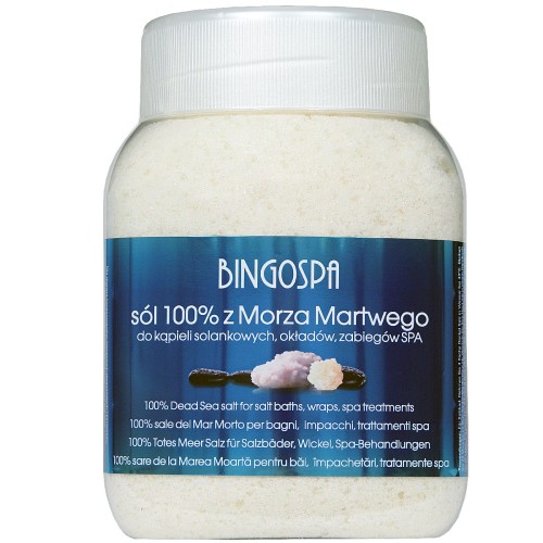 Sól 100% z Morza Martwego 1250 g BINGOSPA