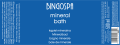 Kąpiel mineralna - minerały z Morza Czarnego i Morza Martwego BINGOSPA