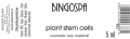 Roślinne komórki macierzyste (surowiec kosmetyczny) BINGOSPA