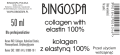 Kolagen z elastyną 100% BINGOSPA 50 ml