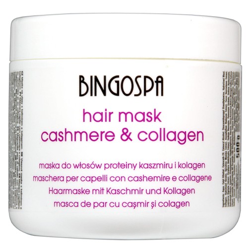 Maska do włosów z proteinami kaszmiru i kolagenem BINGOSPA