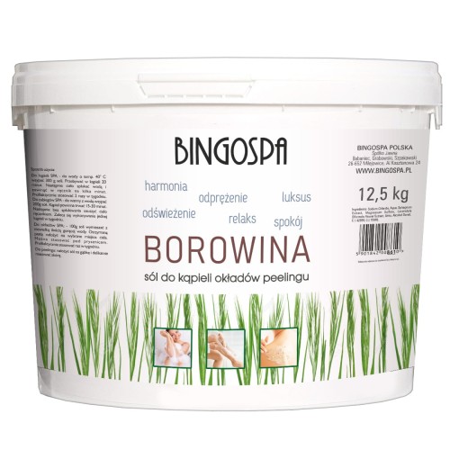 Sól borowinowa do kąpieli i okładów 12,5 kg
