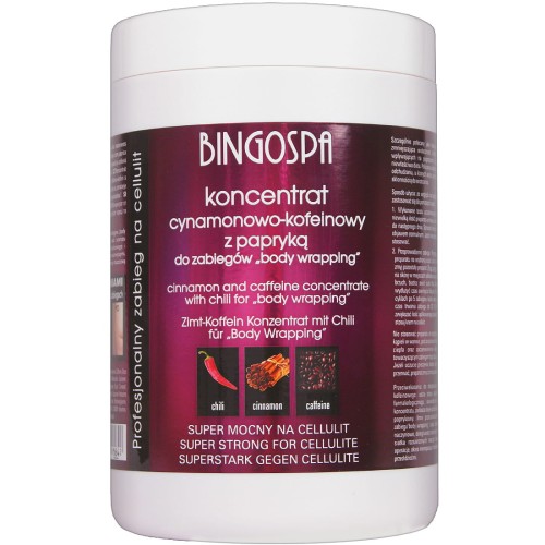 NAJMOCNIEJSZY koncentrat cynamowo - kofeinowy z papryką BINGOSPA