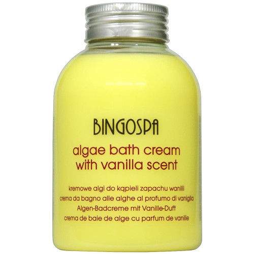 Kremowe algi do kąpieli o zapachu wanilii BINGOSPA butelka 500 ml