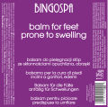 Balsam do stóp ból opuchlizna obrzęki BINGOSPA