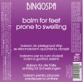 Balsam do stóp ból opuchlizna obrzęki BINGOSPA