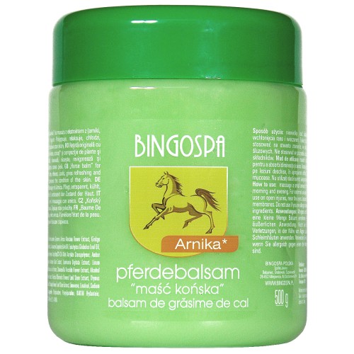Maść końska  ekstrakt z arniki 500 g BINGOSPA