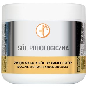 Sól podologiczna zmiękczająca sól do kąpieli stóp 600 g BINGOSPA 