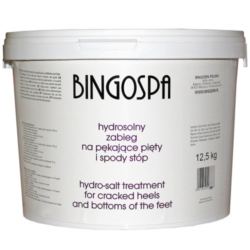 Hydrosolny zabieg na pękające pięty i spody stóp BINGOSPA 12,5 kg