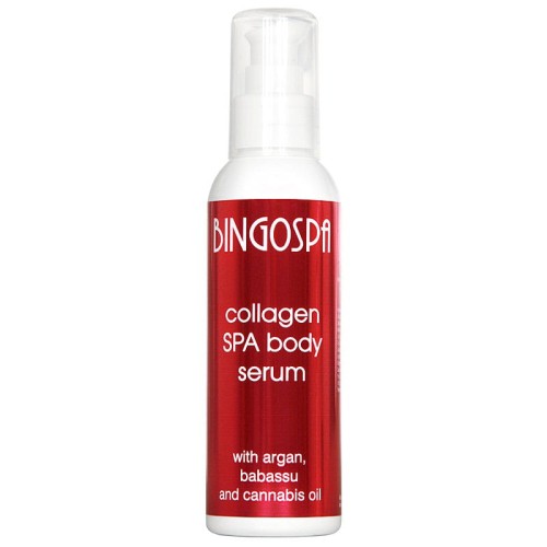 Serum kolagenowe SPA do ciała z olejkami  z konopii, arganowym i babassu  BINGOSPA
