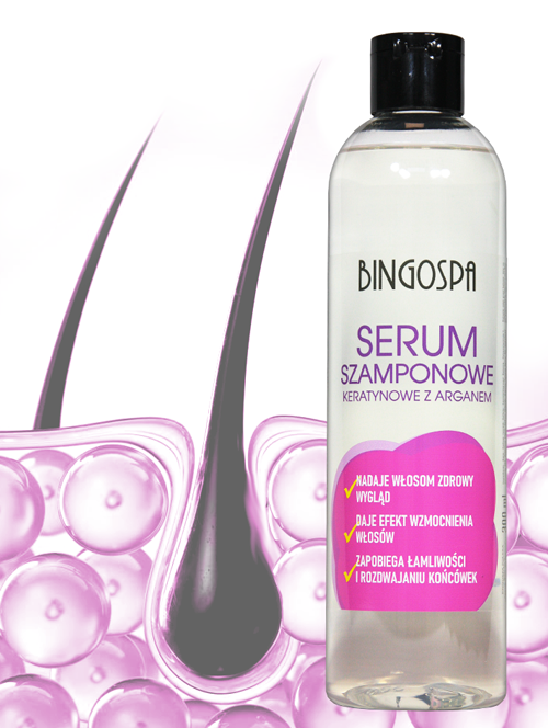 Szamponowe serum keratynowe