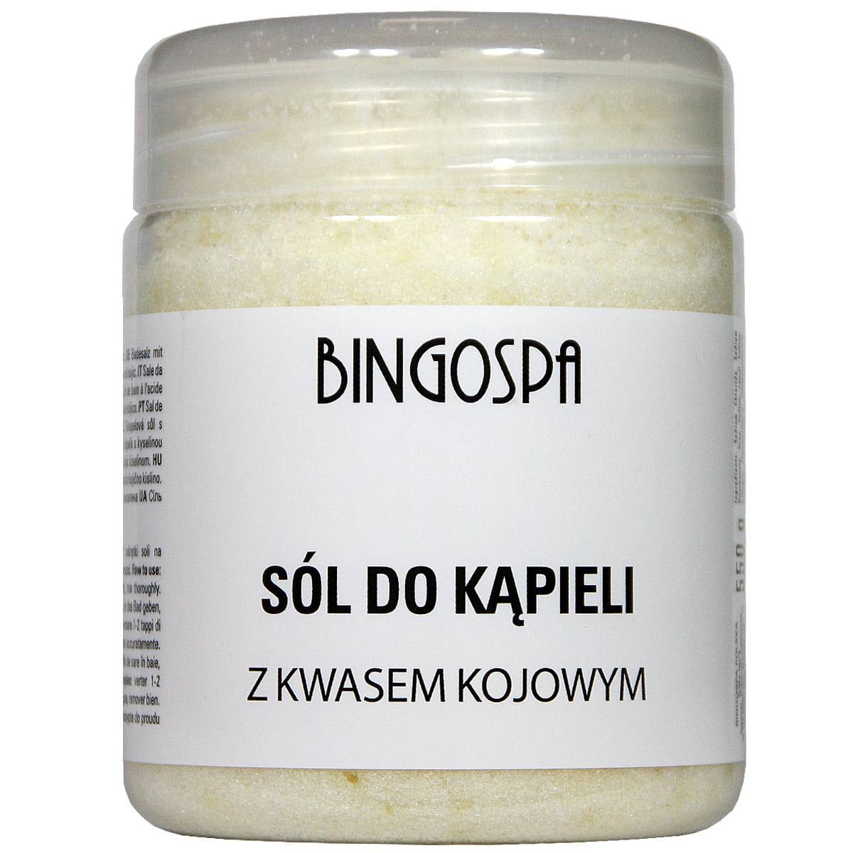 Sól do kąpieli z kwasem kojowym 550 g BINGOSPA