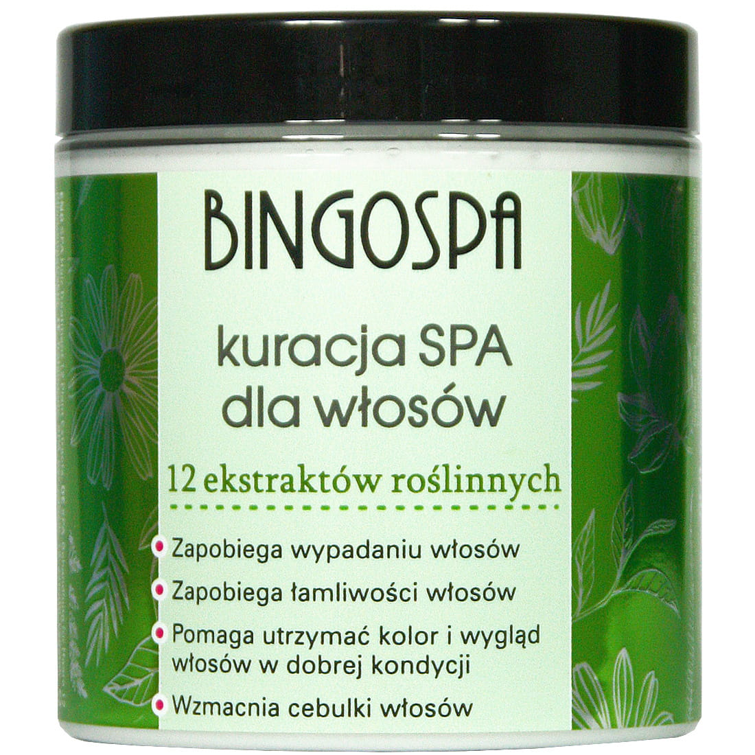 NOWOŚĆ Kuracja SPA dla włosów 12 ekstraktów roslinnych 250 g